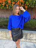 Rosario Top - Cobalt Blue