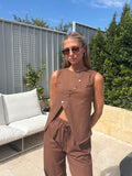 Indy Pant Set - Chocolate