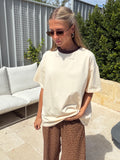 Romi Pant Set - Beige/Choc
