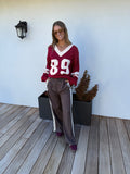 89 Jersey Sweater - Wine
