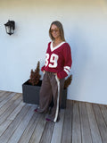 89 Jersey Sweater - Wine