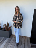 Newport Shirt - Leaf Print