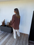 Newport Shirt - Chocolate Stripe Shirt