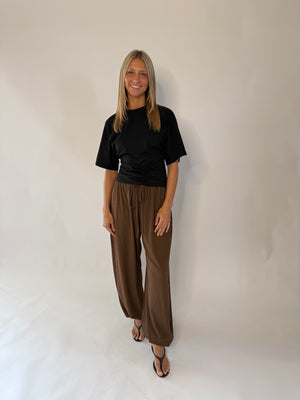 Oasis Ballon Pant - Chocolate