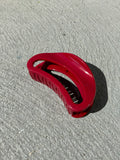 Ruby Oval Hair Claw Clip