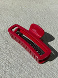 Ruby Square Hair Claw Clip